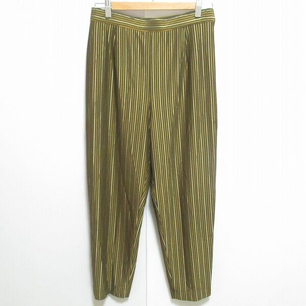 カーキのストライプが華やか！伊太利屋のパンツを買取しました