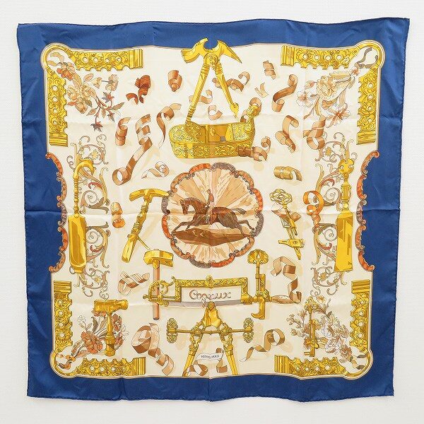 パッと華やぐ エルメスのスカーフを買取しました