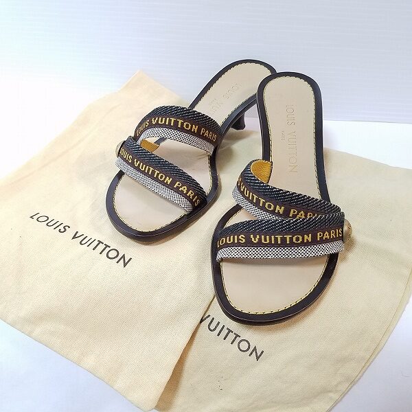 見るだけで涼しい ルイヴィトンのサンダルを買取しました