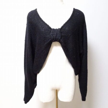 モヘヤとビーズの相性ばっちり！伊太利屋のニットを買取しました