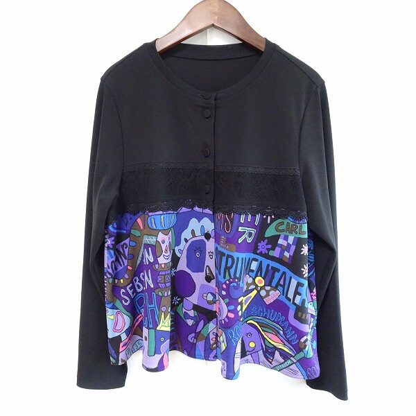 トクコのカットソーをお譲りいただきました！黒と紫が綺麗