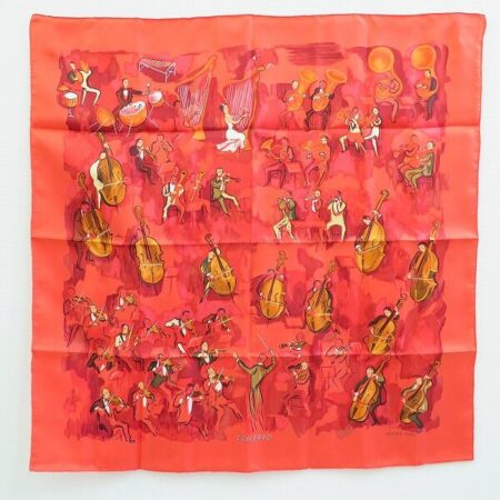 【エルメス】スカーフを買取しました！カレ90 コンチェルト シルク素材