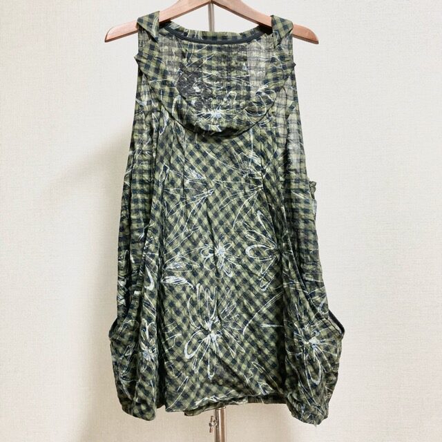 チェックと花柄のレアコンビ ティービーセンソユニコのチュニックを買取しました