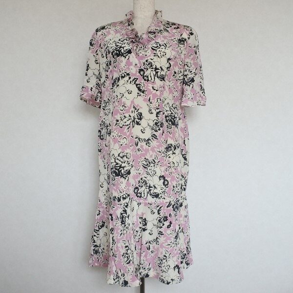 鮮やかすぎない花柄が嬉しい ジュンアシダのワンピースを買取しました