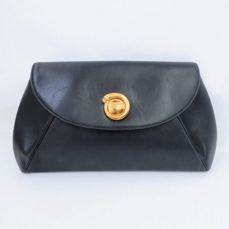 カルティエのセカンドバッグを買取しました！黒×金の大人ぽさに圧倒