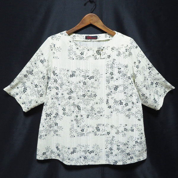 細かな花柄が愛おしい 詩仙堂のカットソーを買取しました