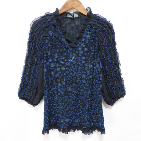 フリルとラメの贅沢使い 伊太利屋のカットソーを買取しました