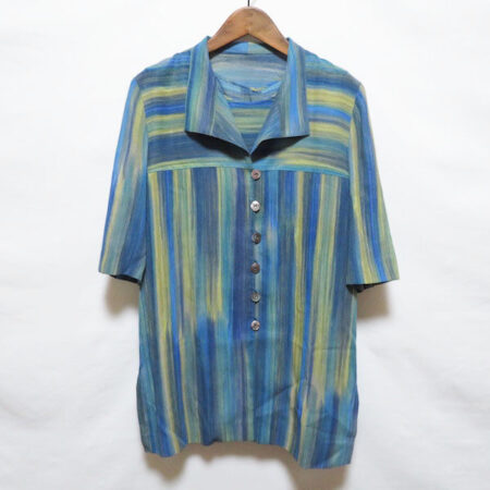 アートの様な柄が美しい レリアンのアンサンブルを買取しました