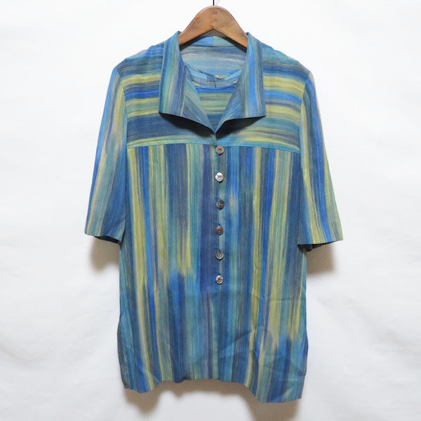 アートの様な柄が美しい レリアンのアンサンブルを買取しました