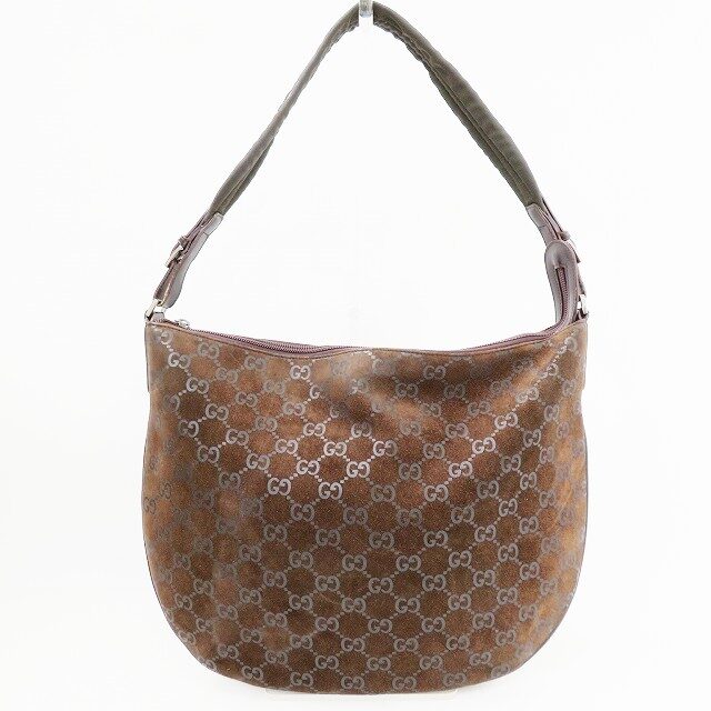 スエード調×光沢感もある グッチのショルダーバッグを買取しました