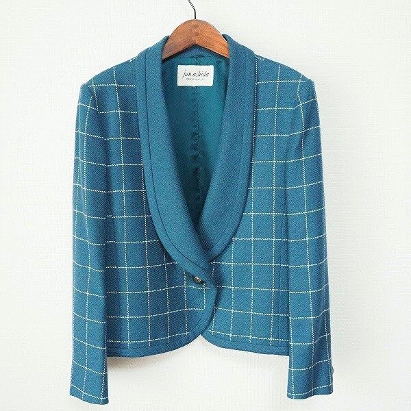 あっさりも楽しめるチェック ジュンアシダのジャケットを買取しました