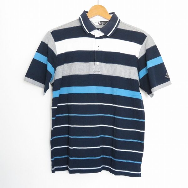 ブラックアンドホワイトのポロシャツを出張買取ご利用のお客様より買取しました