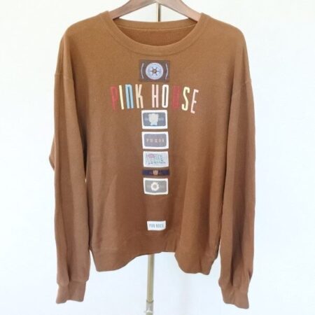 安定感のあるブラウン ピンクハウスのトレーナーを買取しました