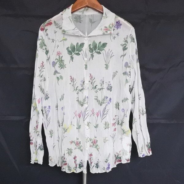 バラ色の暮し シャツブラウスを買取しました！ボタニカルな柄に惹かれる
