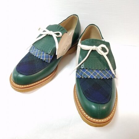 緑と紺の爽やかタイプ ワンダフルワールドのシューズを買取しました