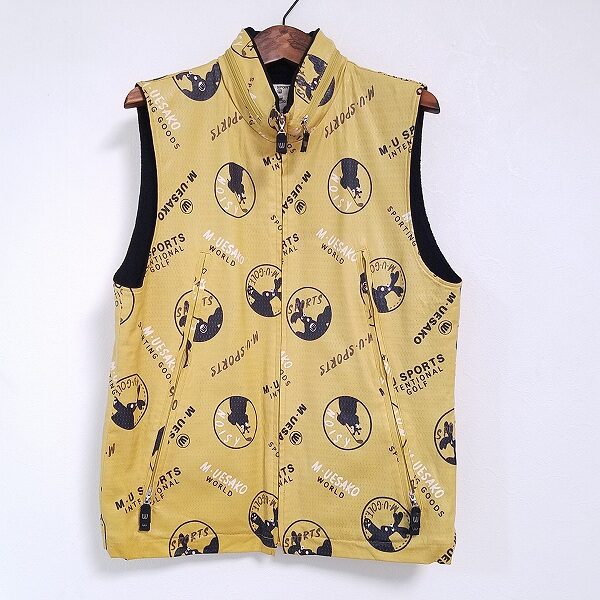 ミエコウエサコのベストを買取しました!控えめイエローでたおやかな雰囲気も