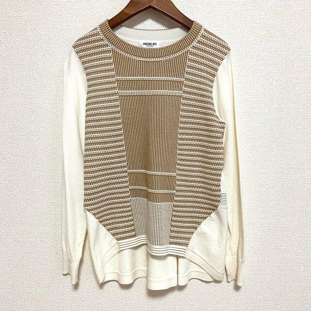 ベージュのセーターを買取しました！ブランドはヒロコビス