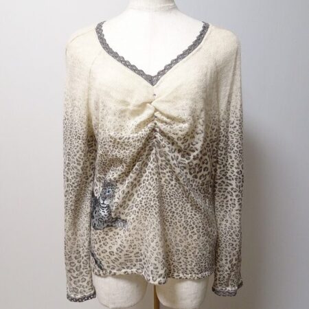 淡い豹柄がかっこいい 伊太利屋のカットソーを買取しました