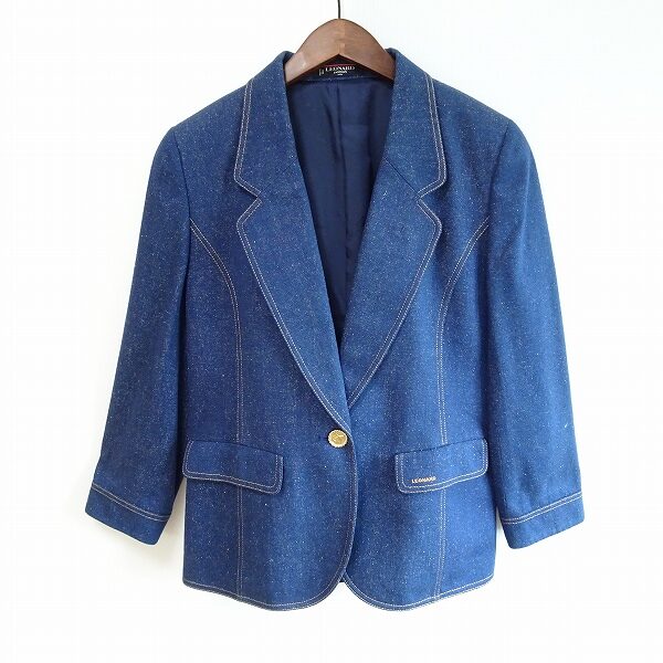 メンズライクなかっこよさもいい!レオナールのジャケットを買取しました