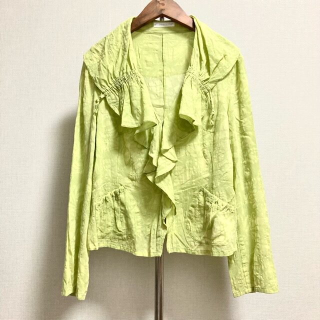コーザノストラのジャケットを買取しました！黄緑でアクティブな印象にアクティブな印象に