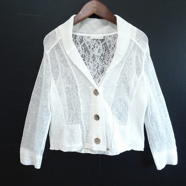 スッキリながらも色っぽい|コーザノストラのカーディガンを買取しました