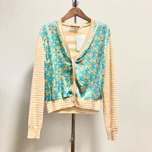 色使いも綺麗 ミッソーニのカーディガンを買取しました