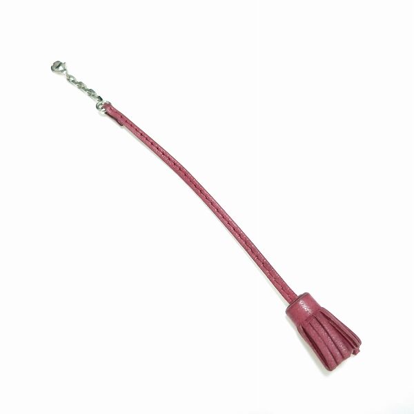 エルメス 赤系レザーのチャームを出張買取しました