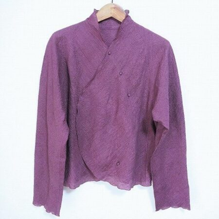 紫カラーが綺麗なヨーガンレールのカーディガンを買取しました