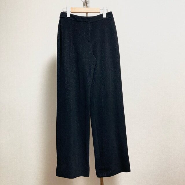ジョルジオアルマーニのパンツを買取しました!黒 ラメが効いている