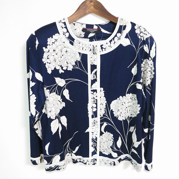 美しいプリントにうっとり！レオナールのジャケットを買取いたしました