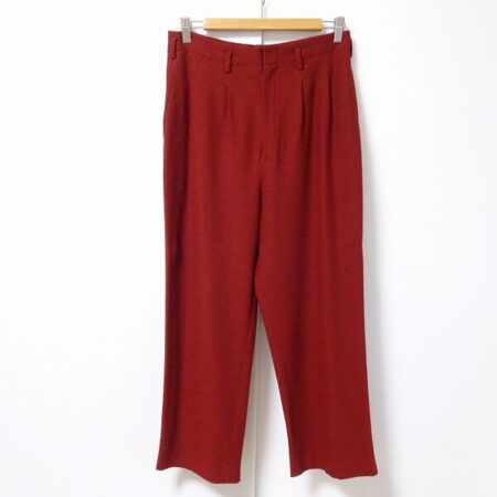 ヨーガンレールのえんじワイドパンツを買取しました