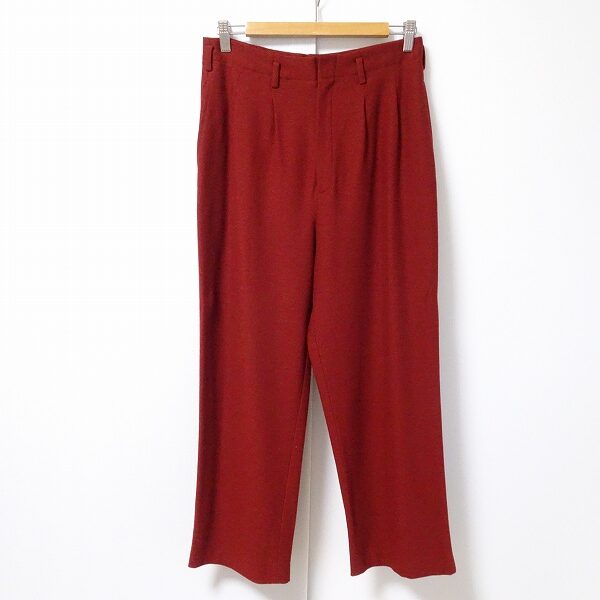 ヨーガンレールのえんじワイドパンツを買取しました