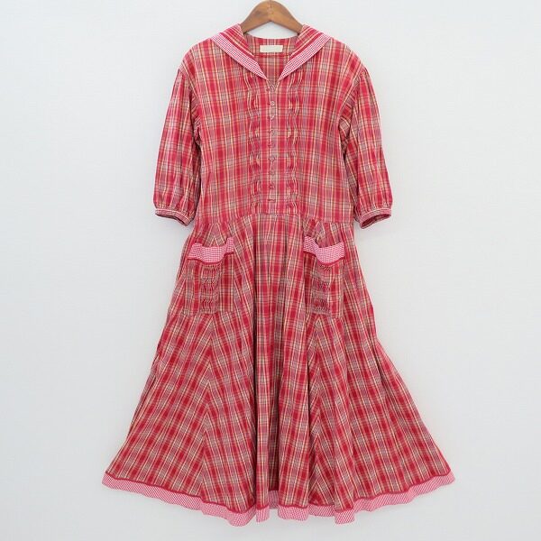 【ピンクハウス】チェックのワンピースを買取しました