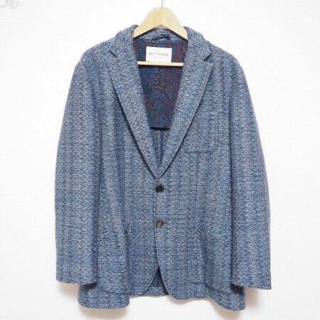 【エトロ】青系のジャケットを出張買取ご利用のお客様より買取しました