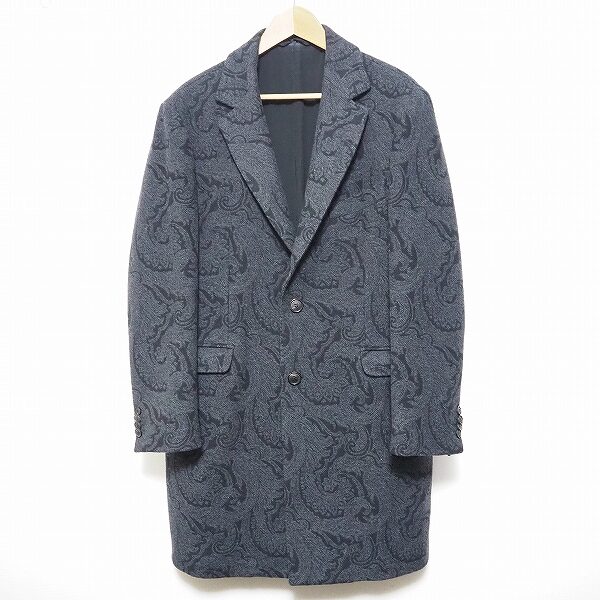 グレーとペイズリーのハーモニー エトロのコートを買取しました