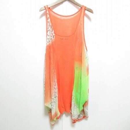 オレンジの華やかさに力を貰う 伊太利屋のチュニックを買取しました