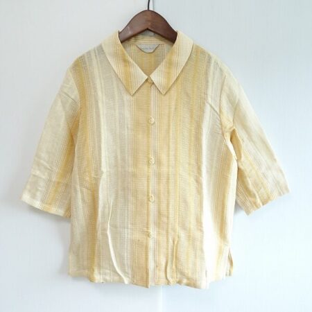 涼しいストライプが決めて イズクラアキヒコのブラウスを買取しました