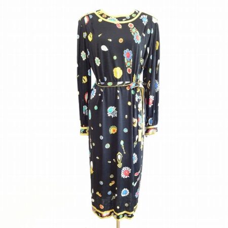 レオナールのワンピースを出張買取！レアなビジュー柄です