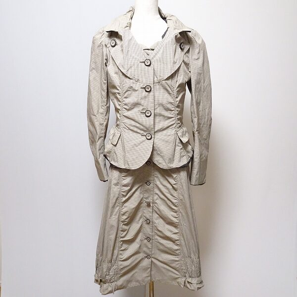 買取したヒロココシノのセットアップ！ギンガムチェックでおしゃれ度上がる