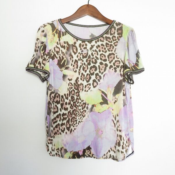 伊太利屋のヒョウ柄と花柄で綺麗に決まるTシャツを買取しました