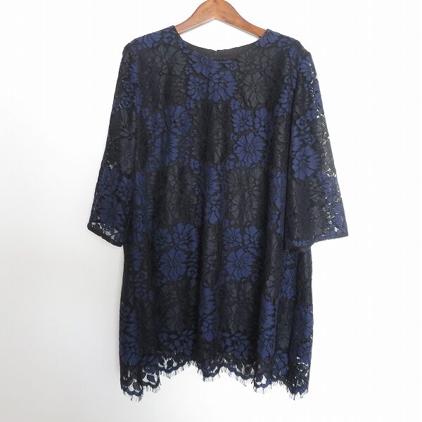リリアンビューティのチュニックを買取しました！紺×黒レースで上品