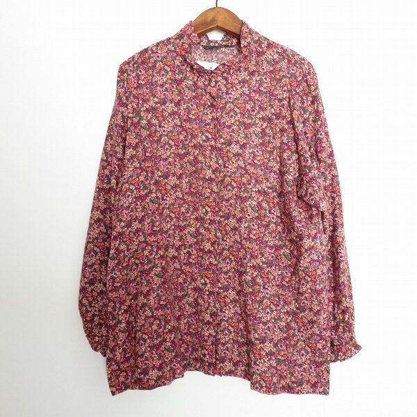 バラ色の暮しのブラウスを買取しました！エンジが効いた綺麗な小花柄