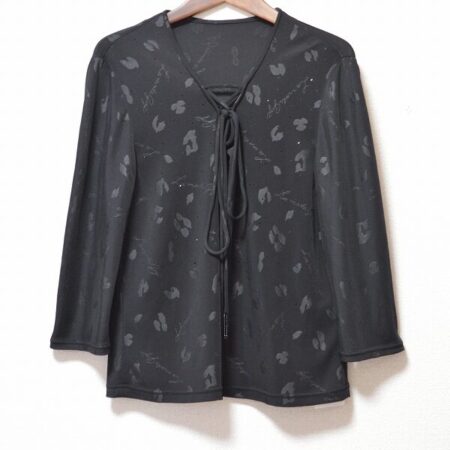 黒×ヒョウ柄でクラシックビューティに！伊太利屋のカットソーを買取しました