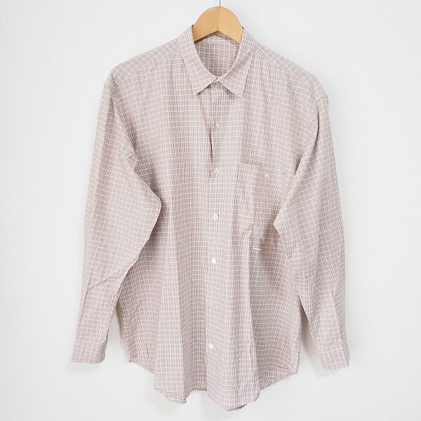 パパス アイランドの長袖シャツを買取しました!優しいチェックで穏やかに