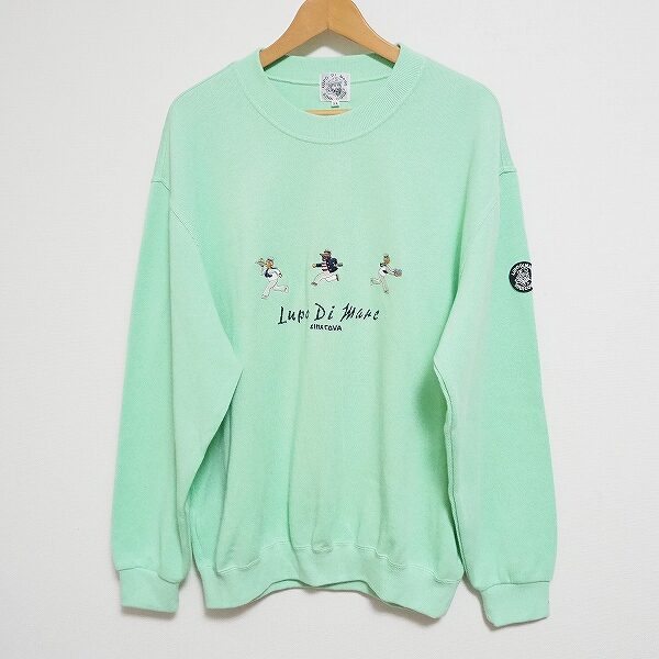 シナコバのトレーナーを買取しました 鮮やかグリーンでさっぱり着られる