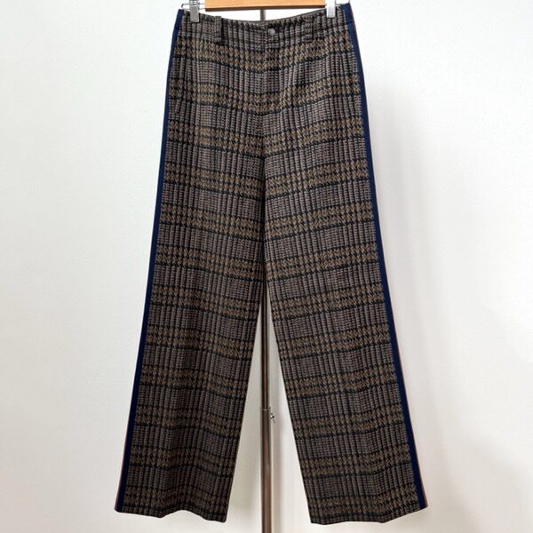【トランク ヒロココシノ】チェックの広がり具合がいい パンツを買取しました