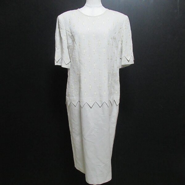 カットワークが素敵 ジュンアシダのワンピースを買取しました