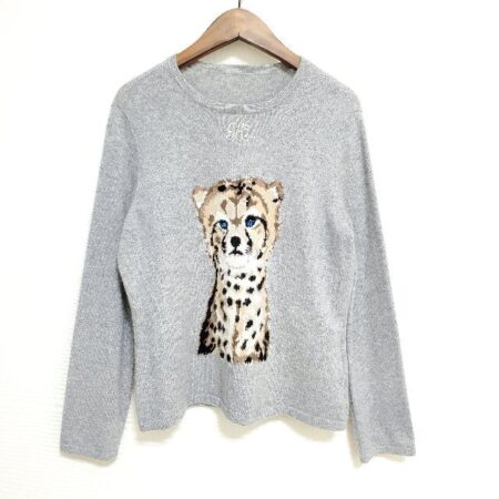 可愛いらしいアニマル柄！イタリヤのカシミヤセーターをお買取