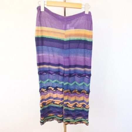 虹色のようなボーダーに注目 エム＆キョウコのパンツを買取しました