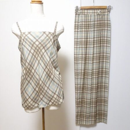 チェックが可愛い ジュンアシダのセットアップを買取しました